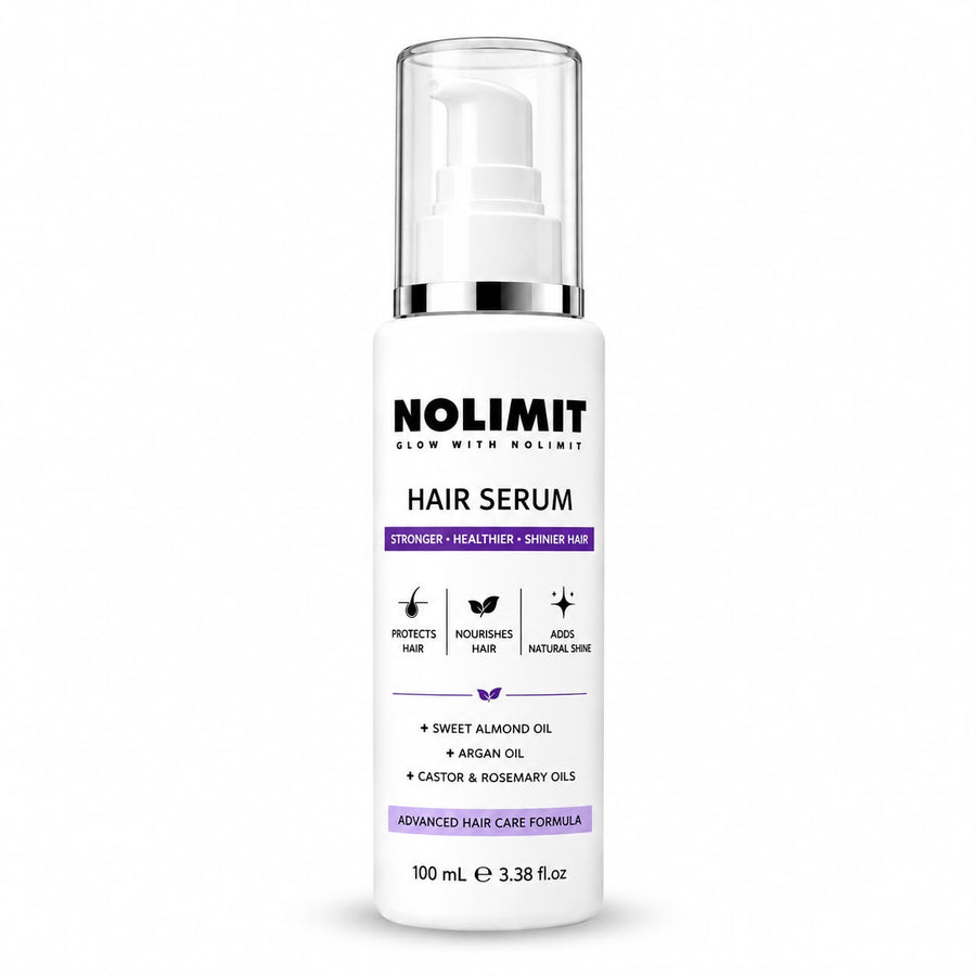 NOLIMIT Advanced Hair Serum – With Almond, Argan, Castor & Rosemary Oils | 100ml